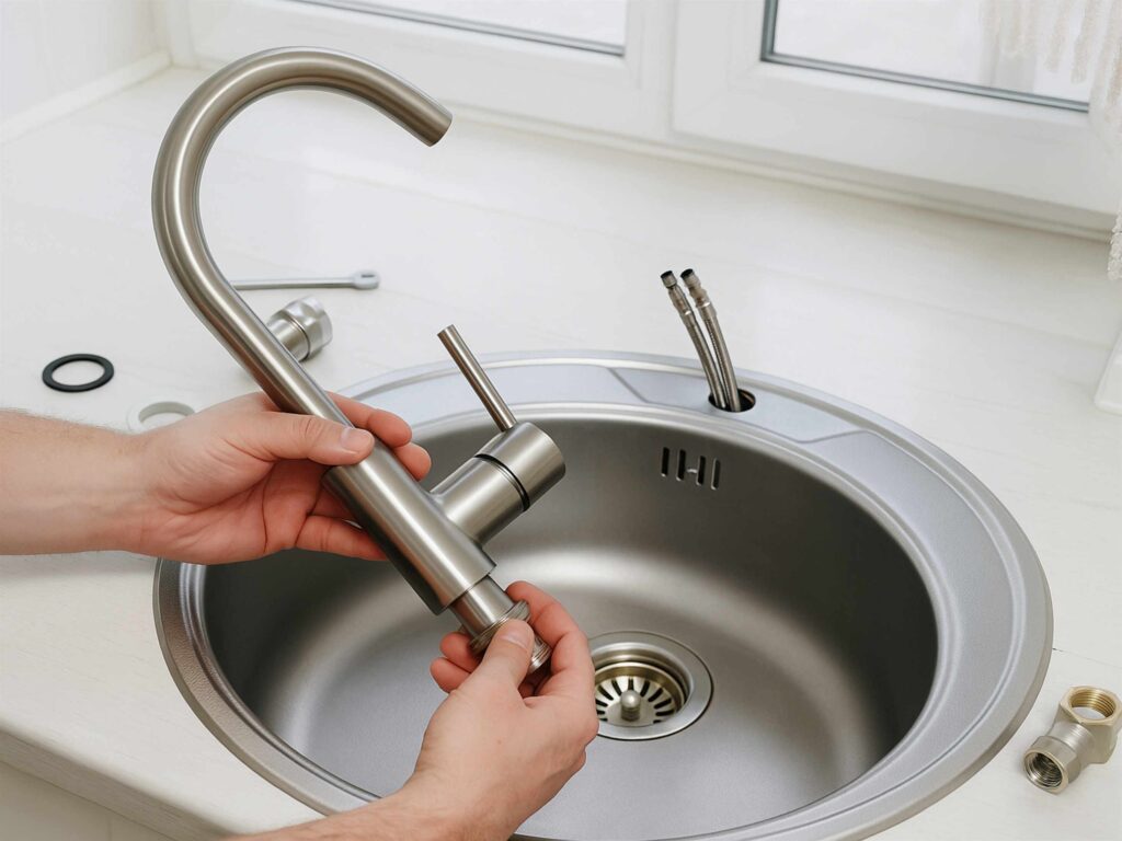 Modern Faucets & Fixtures Installed with Precision